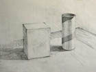 Box and cylinder